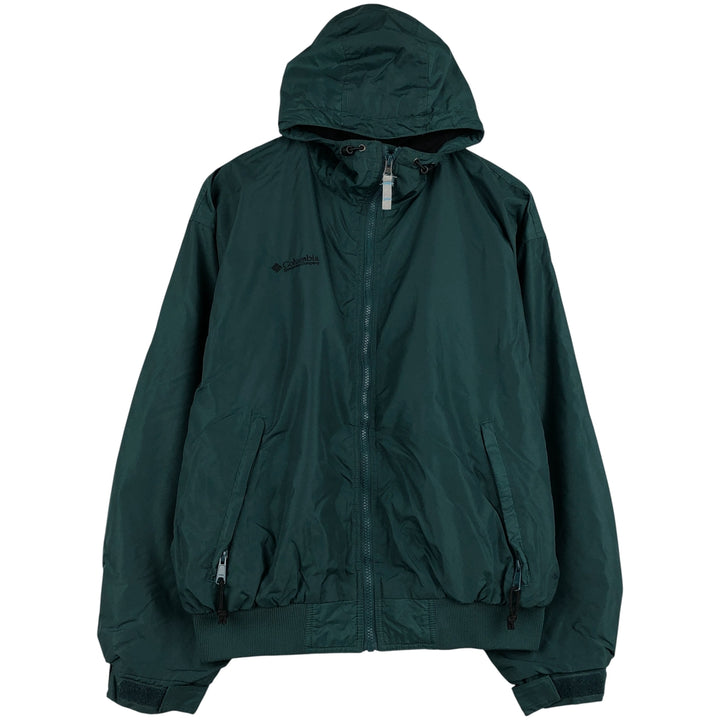 90s-00'S Vintage Columbia Padded Puffer Jacket, Men's Size Medium Nylon green type Vintage Second Hand