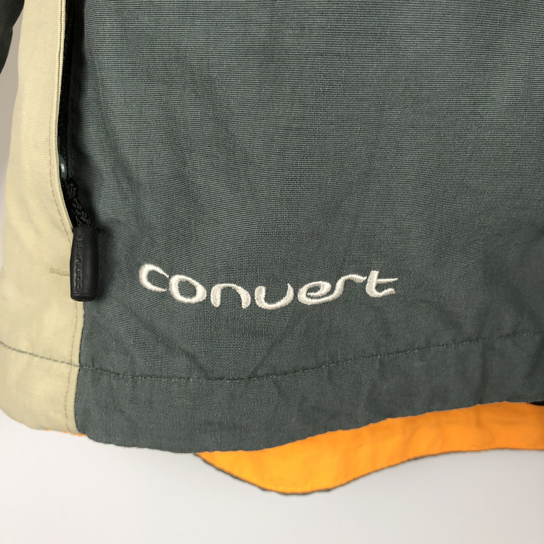90s-00'S Columbia Convert Mountain Jacket, Shell Jacket, Men's Size L Nylon Khaki type Vintage Second Hand
