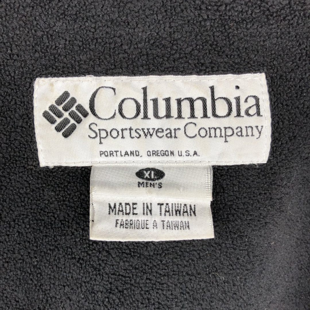 90s-00'S Columbia Men's XL Padded Puffer Jacket Nylon burgundy type Vintage Second Hand