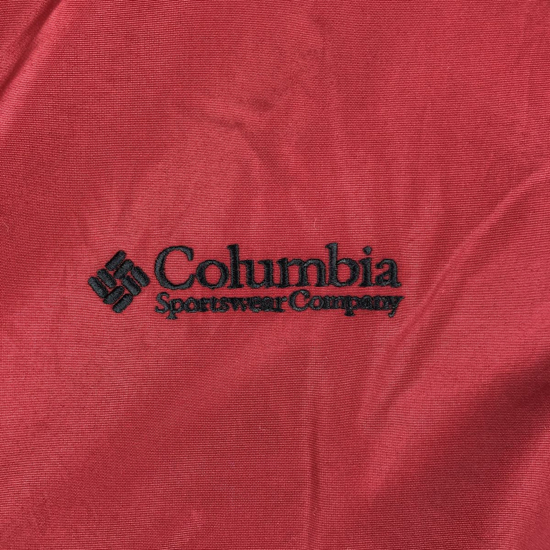 90s-00'S Columbia Men's XL Padded Puffer Jacket Nylon burgundy type Vintage Second Hand