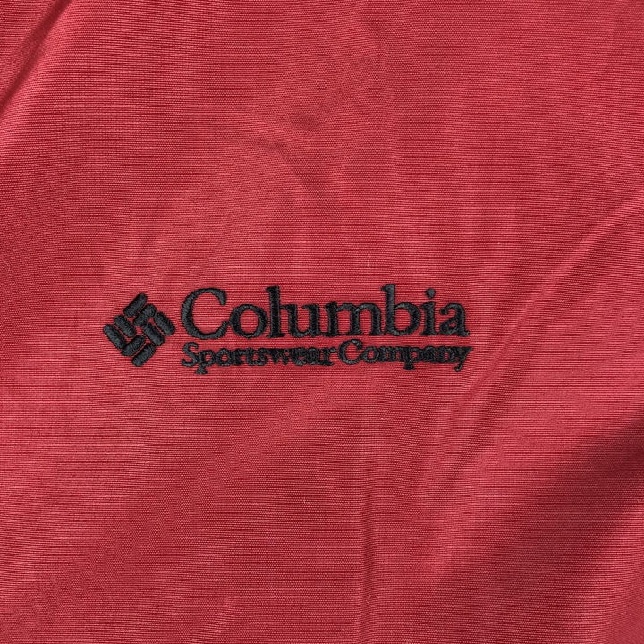 90s-00'S Columbia Men's XL Padded Puffer Jacket Nylon burgundy type Vintage Second Hand