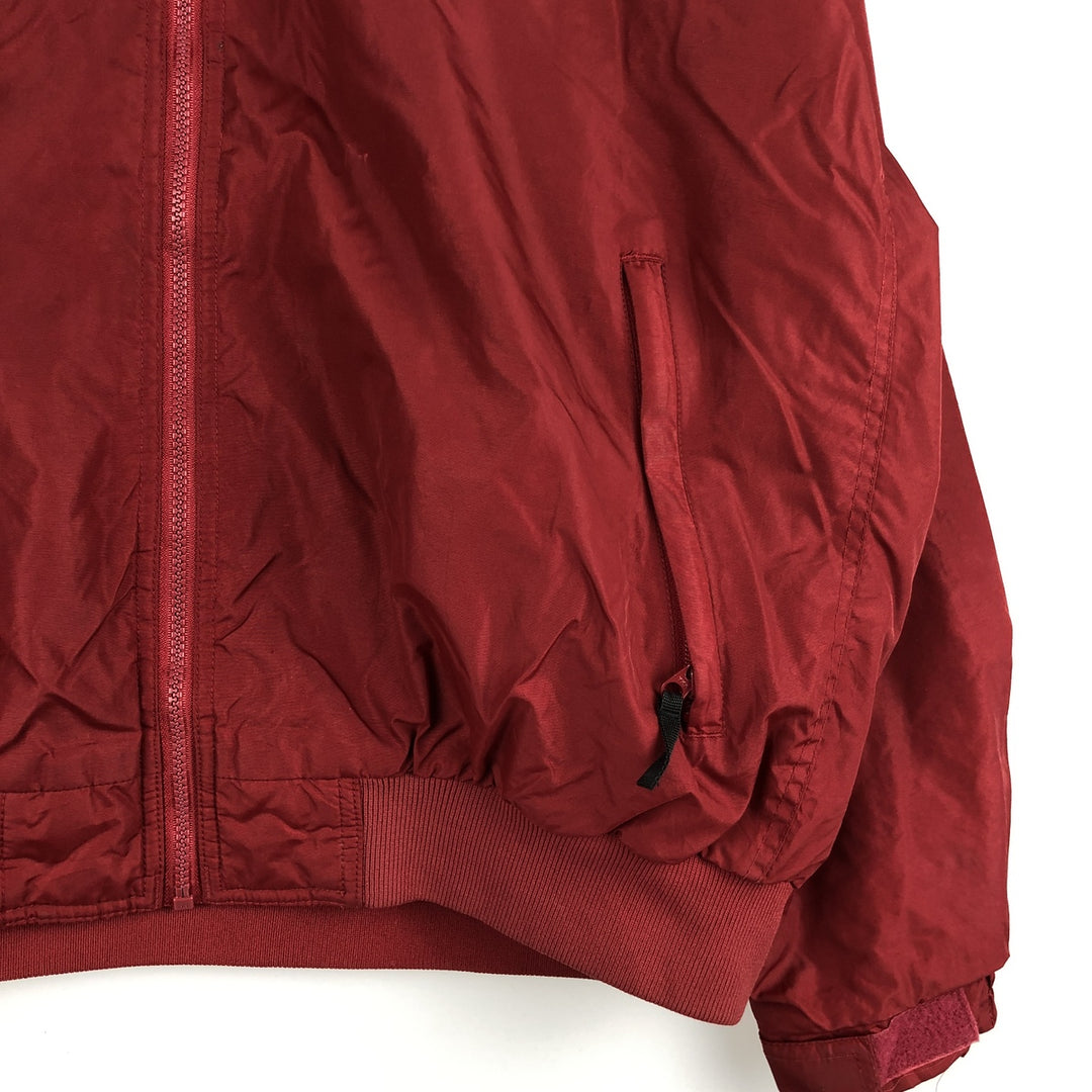 90s-00'S Columbia Men's XL Padded Puffer Jacket Nylon burgundy type Vintage Second Hand