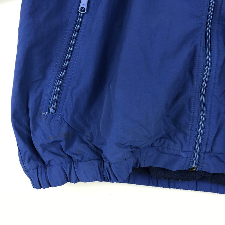 Eddie Bauer Men's Padded Puffer Jacket, Size XL Nylon Navy blue Vintage Second Hand