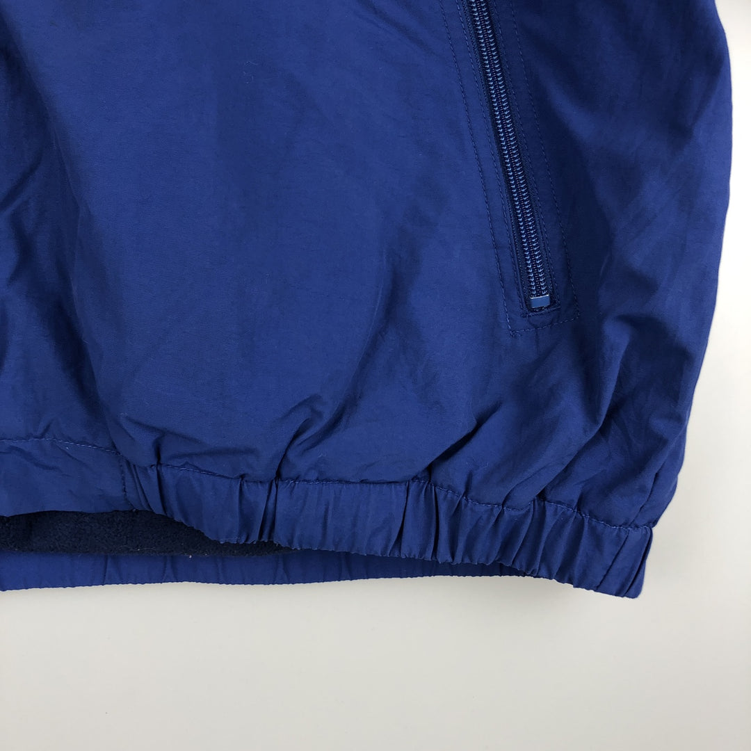 Eddie Bauer Men's Padded Puffer Jacket, Size XL Nylon Navy blue Vintage Second Hand