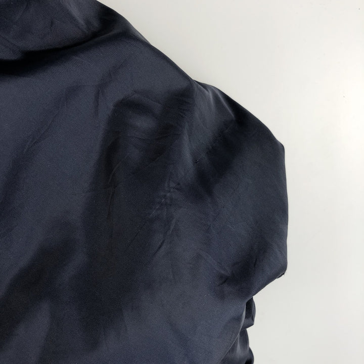 Eddie Bauer Men's Padded Puffer Jacket, Size XL Nylon Navy blue Vintage Second Hand