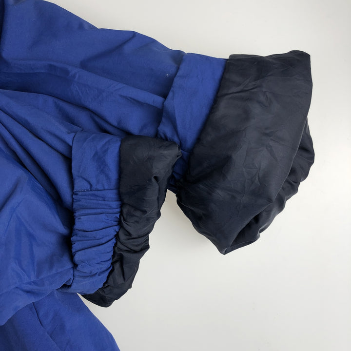 Eddie Bauer Men's Padded Puffer Jacket, Size XL Nylon Navy blue Vintage Second Hand