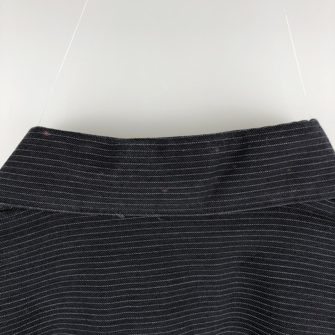 2000s~ Calvin Klein Regular Fit Long Sleeve Cotton Striped Shirt, Men's Size Medium cotton black type Vintage Second Hand