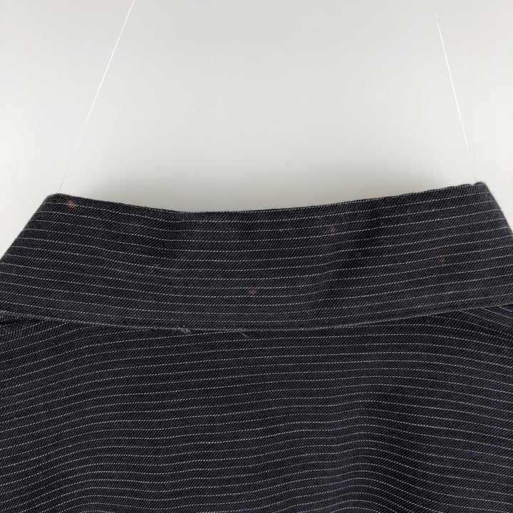2000s~ Calvin Klein Regular Fit Long Sleeve Cotton Striped Shirt, Men's Size Medium cotton black type Vintage Second Hand