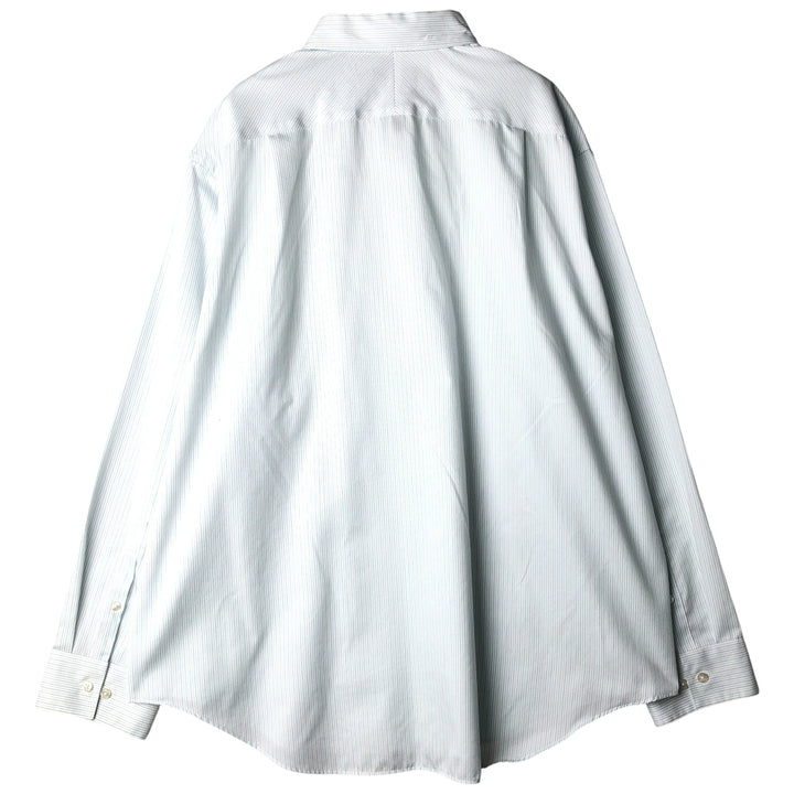 Calvin Klein Slim Fit Long Sleeve Cotton Striped Shirt, Men's XXL cotton white type Vintage Second Hand