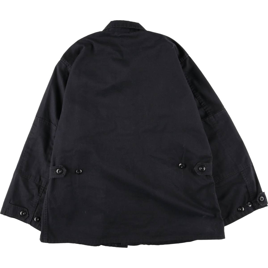 Civilian Military Combat Jacket, Made in USA, Men's Size Medium cotton black type Vintage Second Hand