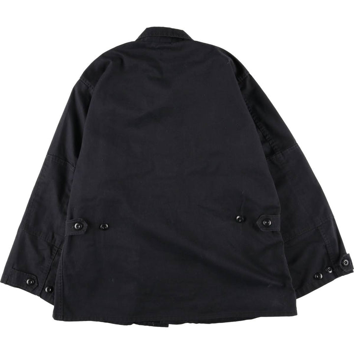 Civilian Military Combat Jacket, Made in USA, Men's Size Medium cotton black type Vintage Second Hand