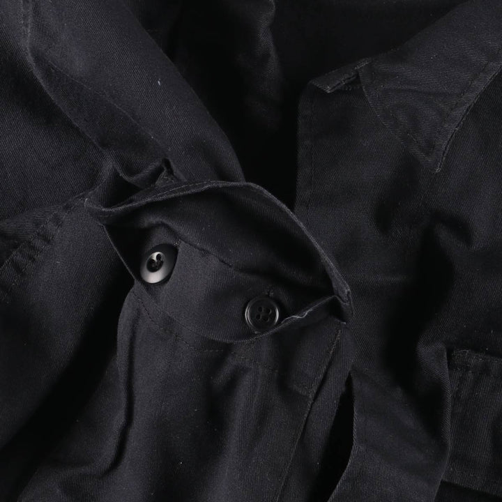 Civilian Military Combat Jacket, Made in USA, Men's Size Medium cotton black type Vintage Second Hand