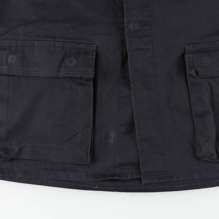 Civilian Military Combat Jacket, Made in USA, Men's Size Medium cotton black type Vintage Second Hand
