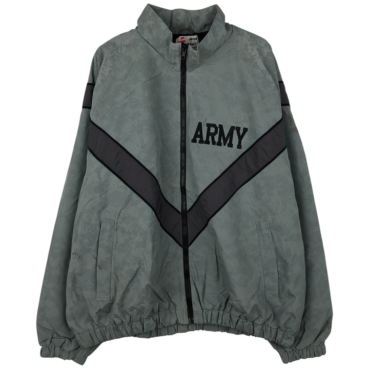 Authentic 2000'S US Military SKILCRAFT PFU ACU Training Jacket, Digital Camo, Nylon Jacket, Large Nylon gray type Vintage Second Hand