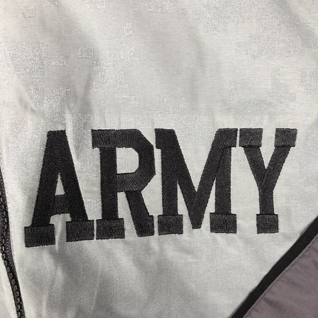 Authentic 2000'S US Military SKILCRAFT PFU ACU Training Jacket, Digital Camo, Nylon Jacket, Large Nylon gray type Vintage Second Hand