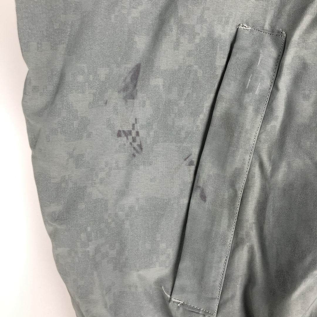 Authentic 2000'S US Military SKILCRAFT PFU ACU Training Jacket, Digital Camo, Nylon Jacket, Large Nylon gray type Vintage Second Hand