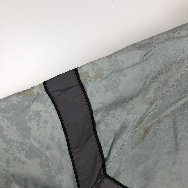 Authentic 2000'S US Military SKILCRAFT PFU ACU Training Jacket, Digital Camo, Nylon Jacket, Large Nylon gray type Vintage Second Hand
