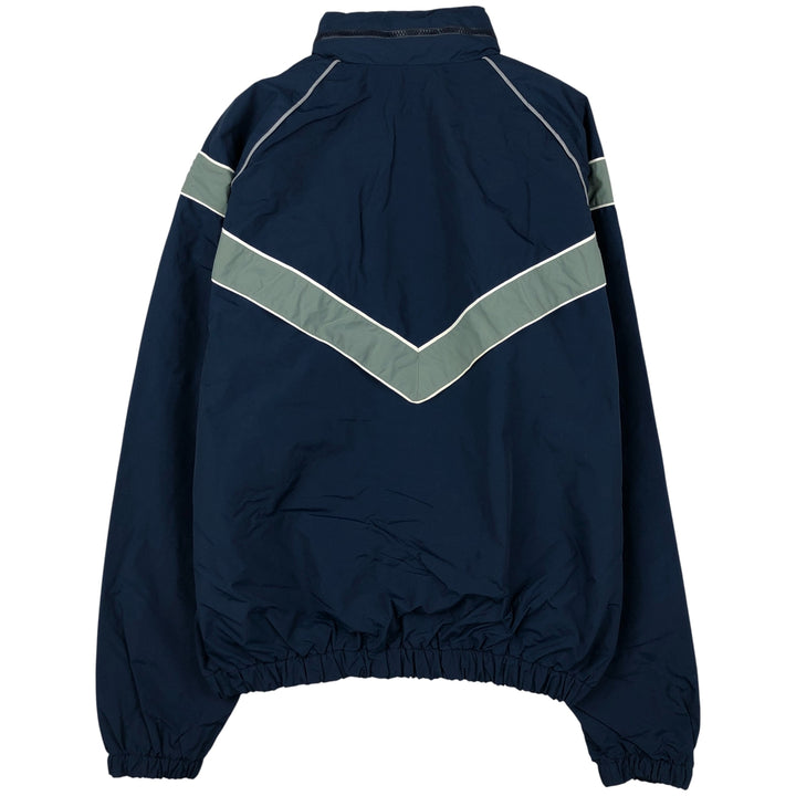 2000'S US Military SKILCRAFT PTU Training Jacket, Nylon, Made in USA, Medium Nylon navy blue type Vintage Second Hand