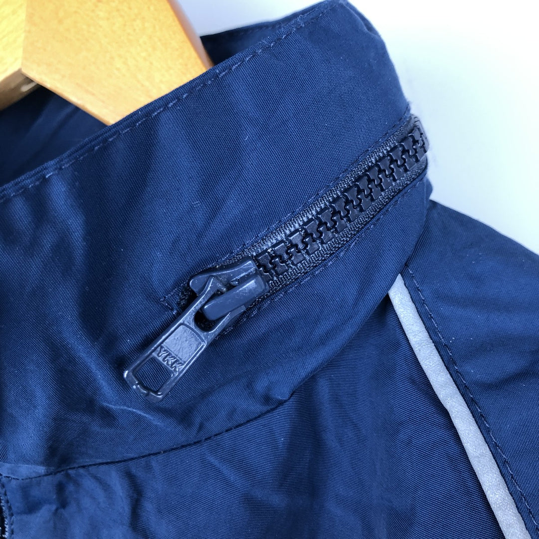 2000'S US Military SKILCRAFT PTU Training Jacket, Nylon, Made in USA, Medium Nylon navy blue type Vintage Second Hand