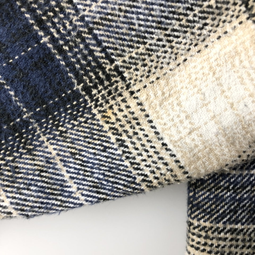 Field and Stream FIELD AND STREAM Ombre Check Long Sleeve Flannel Check Shirt, Men's XL unclear navy blue type Vintage Second Hand