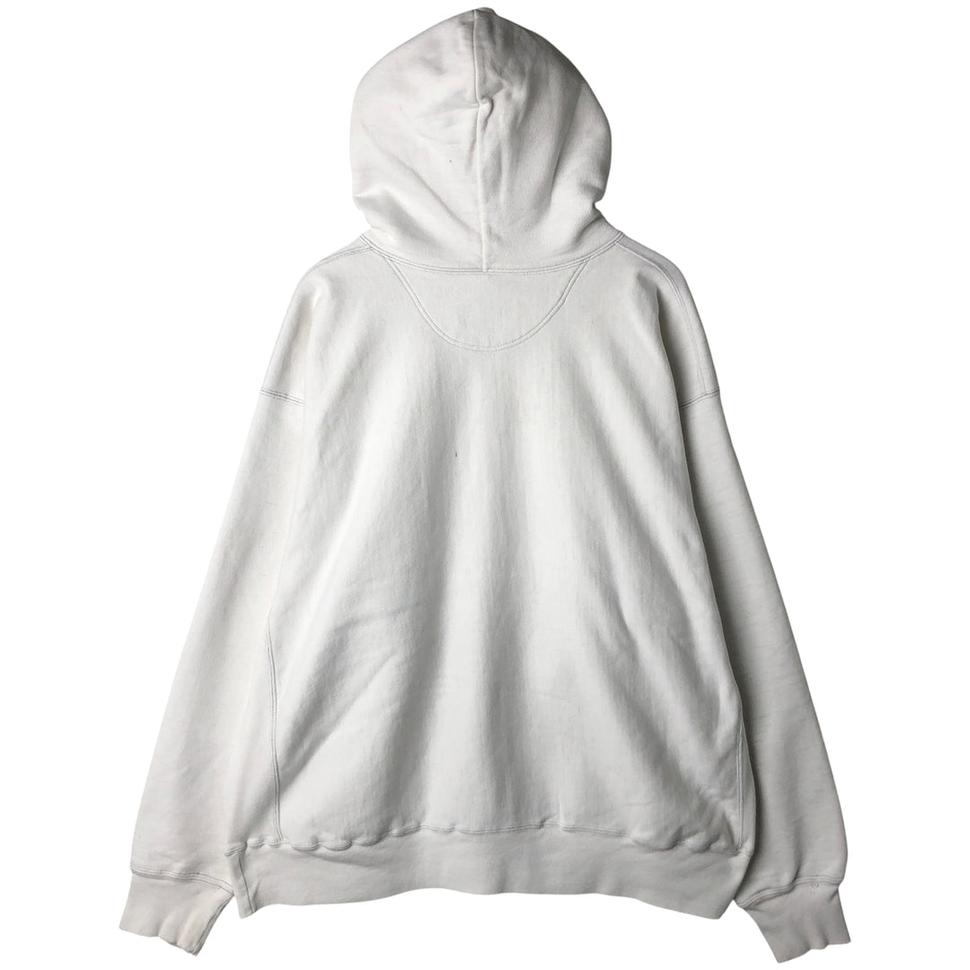 Oversized 2000'S Champion Premium Reverse Weave College Pullover Hoodie, Men's XXXL unclear white type Vintage Second Hand