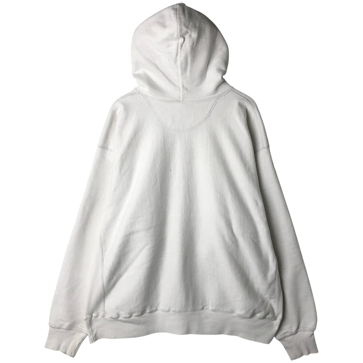Oversized 2000'S Champion Premium Reverse Weave College Pullover Hoodie, Men's XXXL unclear white type Vintage Second Hand