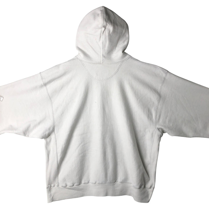 Oversized 2000'S Champion Premium Reverse Weave College Pullover Hoodie, Men's XXXL unclear white type Vintage Second Hand