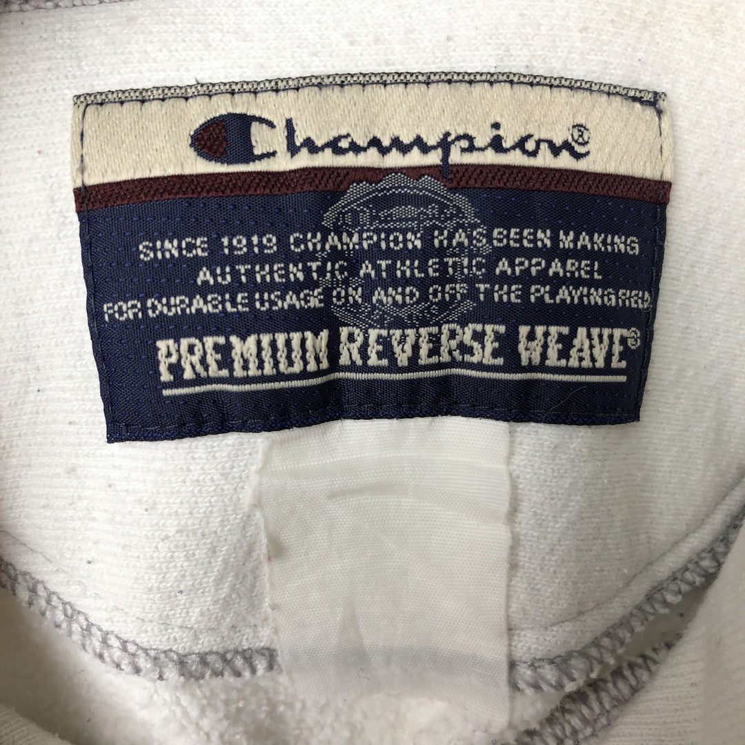 Oversized 2000'S Champion Premium Reverse Weave College Pullover Hoodie, Men's XXXL unclear white type Vintage Second Hand