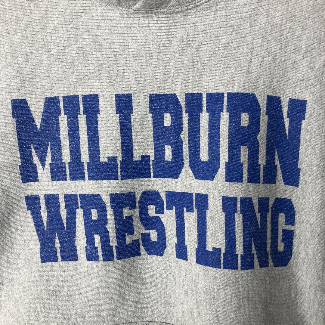 00'S Champion Premium Reverse Weave College Sweat Pullover Hoodie, Men's Size L cotton gray type Vintage Second Hand