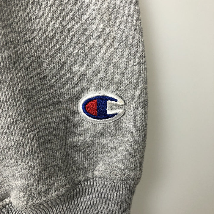 00'S Champion Premium Reverse Weave College Sweat Pullover Hoodie, Men's Size L cotton gray type Vintage Second Hand