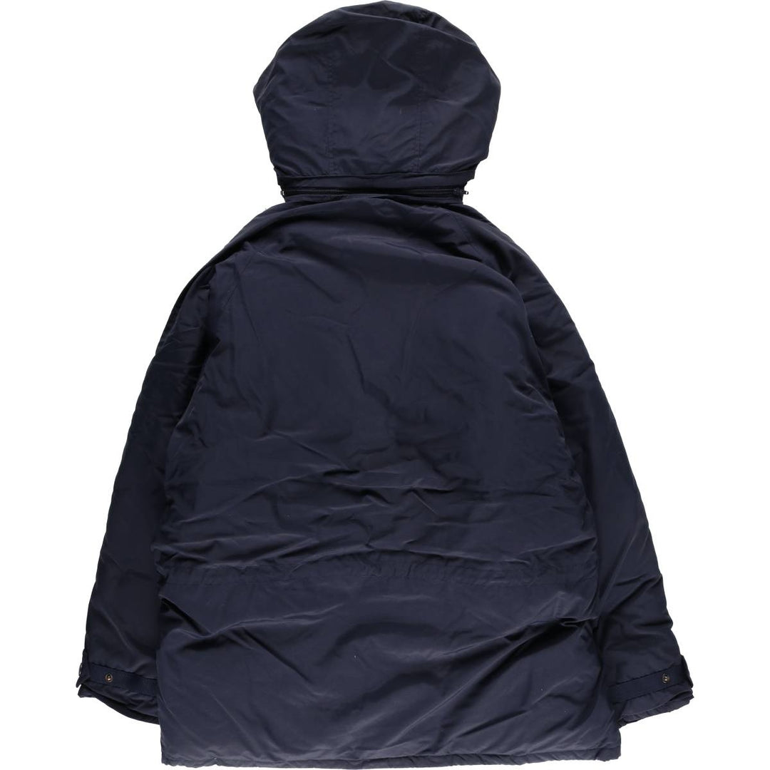 Eddie Bauer Goose Down Parka, Men's XL Nylon navy blue type Vintage Second Hand