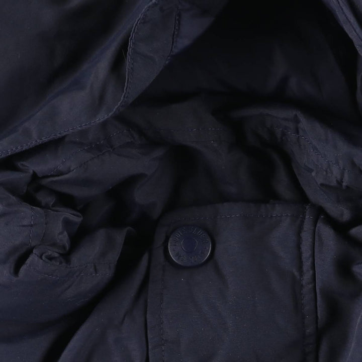 Eddie Bauer Goose Down Parka, Men's XL Nylon navy blue type Vintage Second Hand