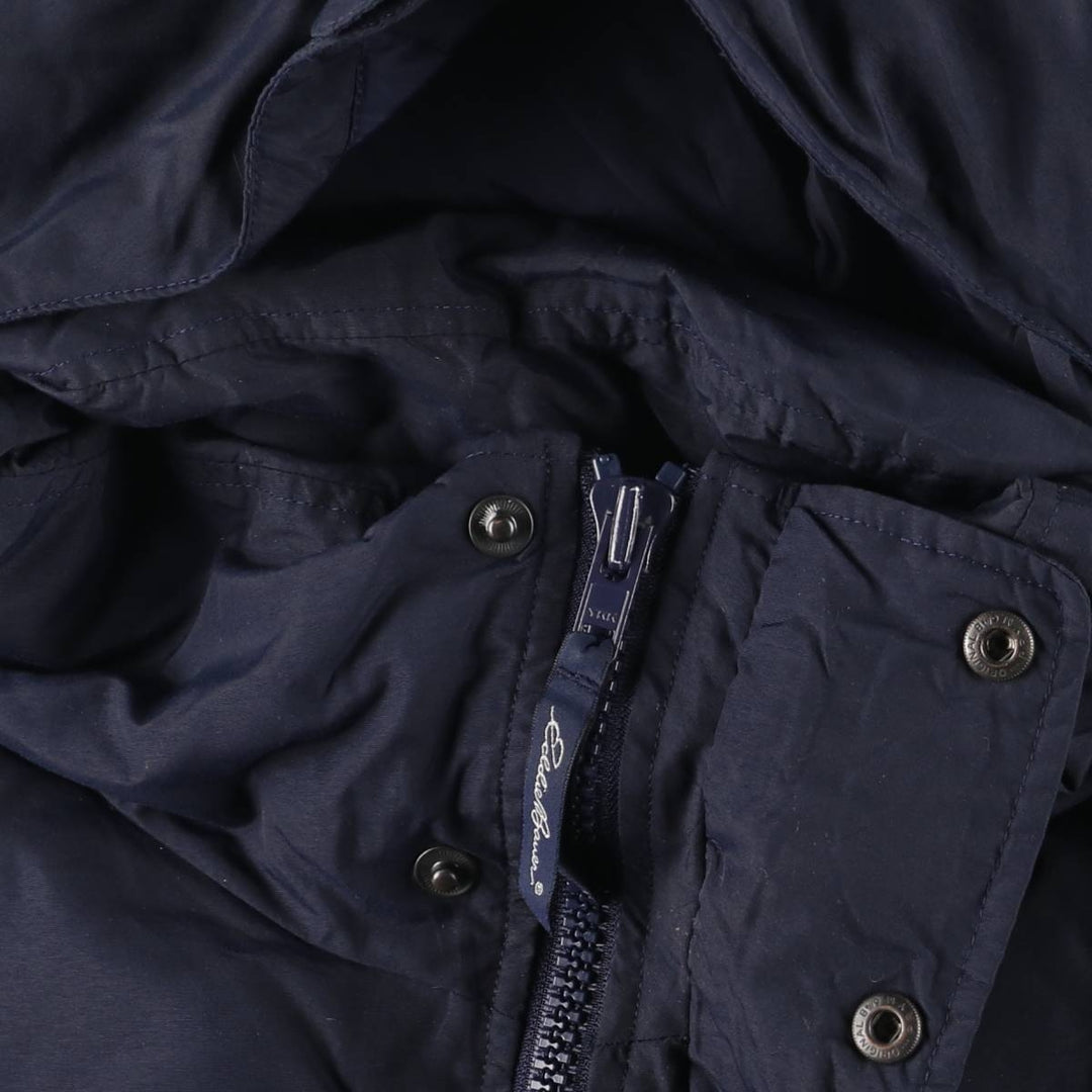 Eddie Bauer Goose Down Parka, Men's XL Nylon navy blue type Vintage Second Hand