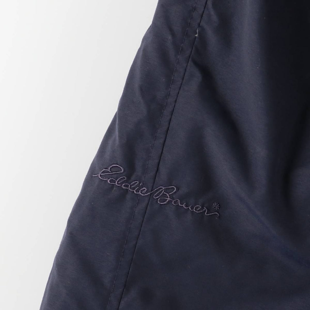 Eddie Bauer Goose Down Parka, Men's XL Nylon navy blue type Vintage Second Hand