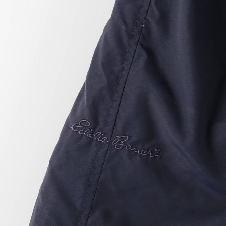Eddie Bauer Goose Down Parka, Men's XL Nylon navy blue type Vintage Second Hand
