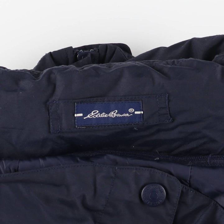 Eddie Bauer Goose Down Parka, Men's XL Nylon navy blue type Vintage Second Hand