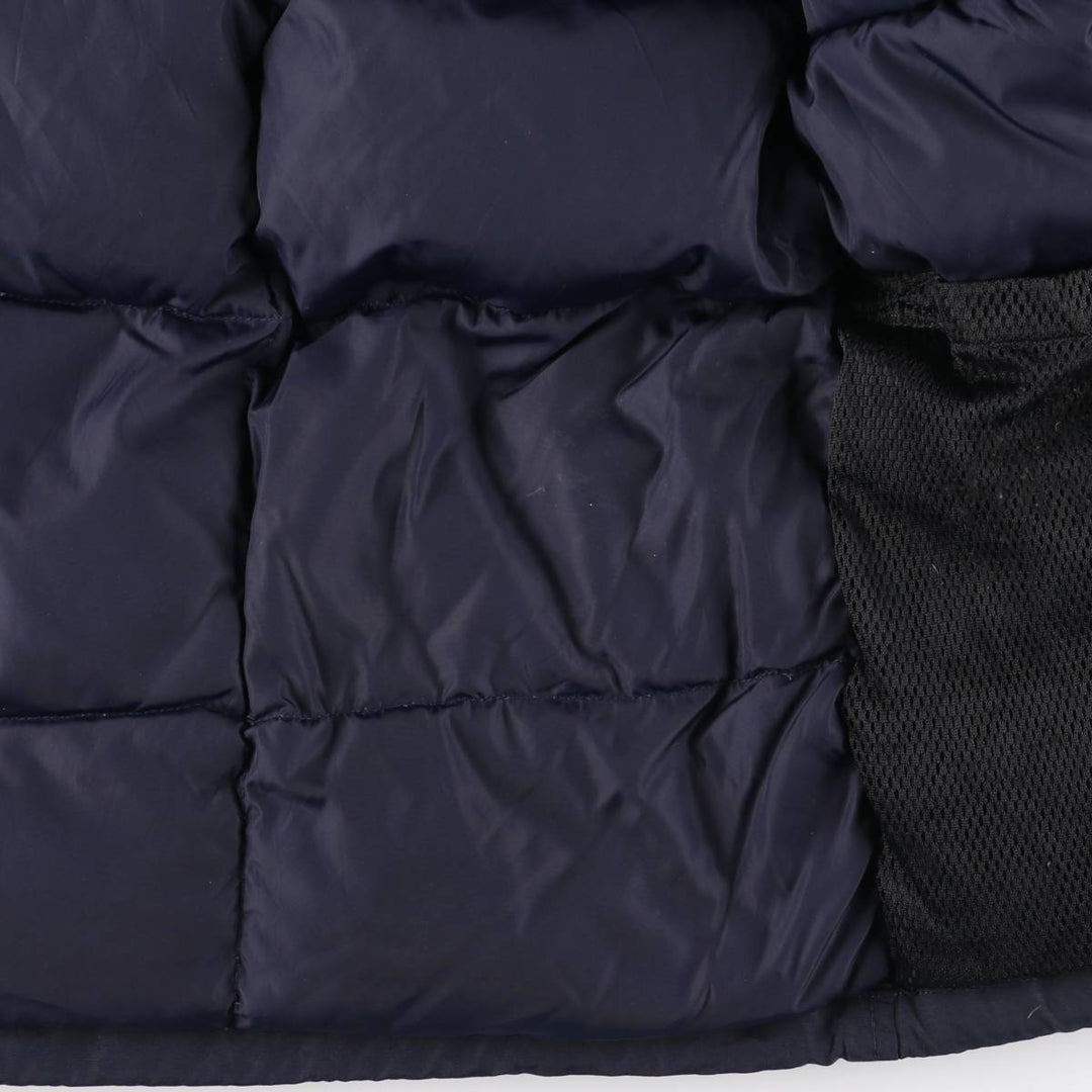 Eddie Bauer Goose Down Parka, Men's XL Nylon navy blue type Vintage Second Hand