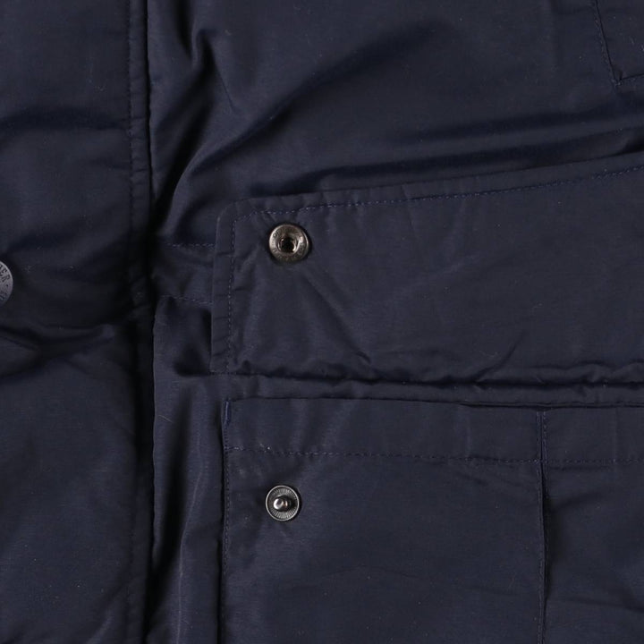 Eddie Bauer Goose Down Parka, Men's XL Nylon navy blue type Vintage Second Hand