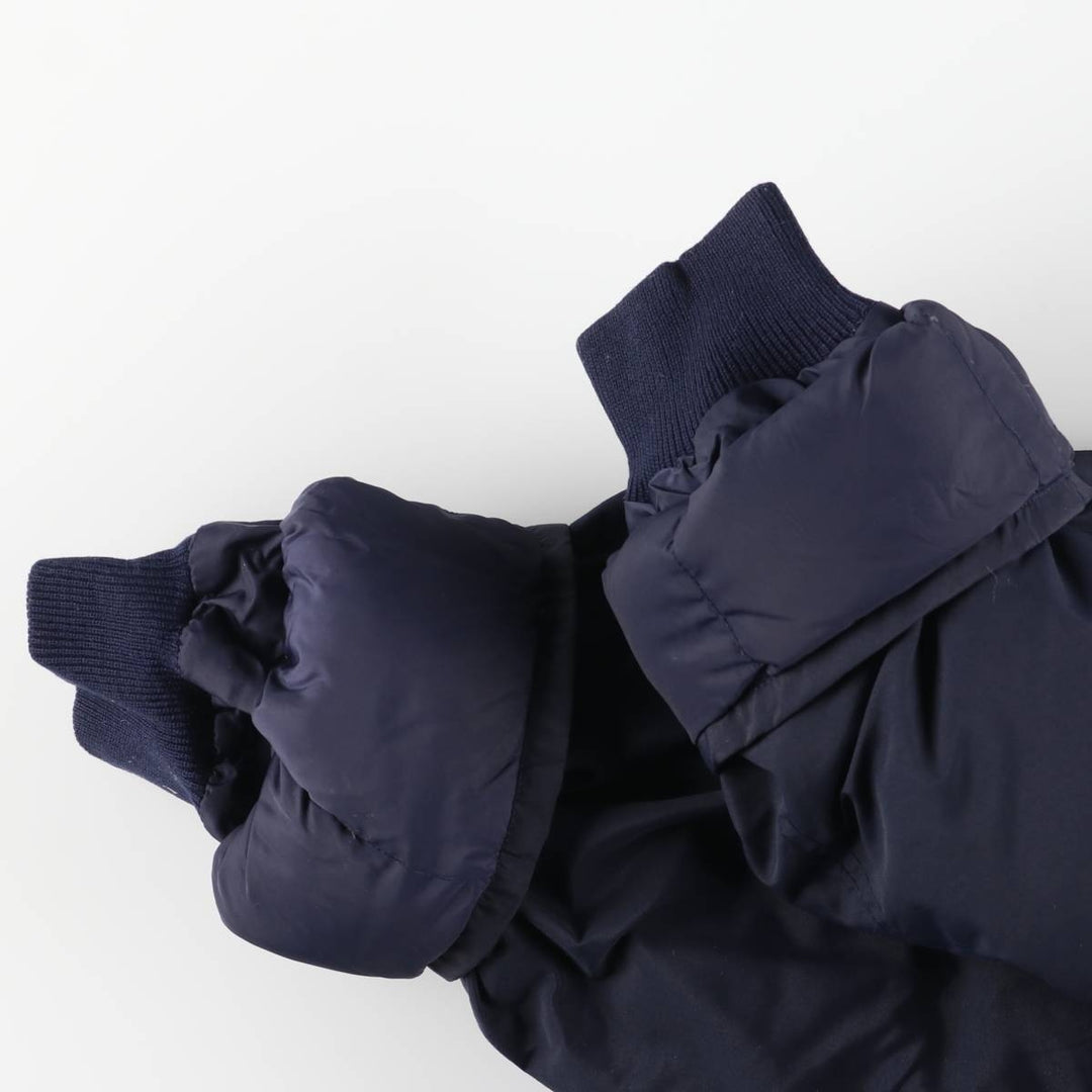 Eddie Bauer Goose Down Parka, Men's XL Nylon navy blue type Vintage Second Hand