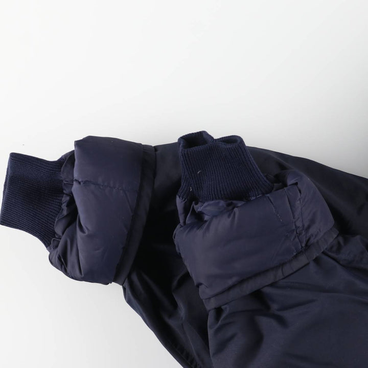 Eddie Bauer Goose Down Parka, Men's XL Nylon navy blue type Vintage Second Hand