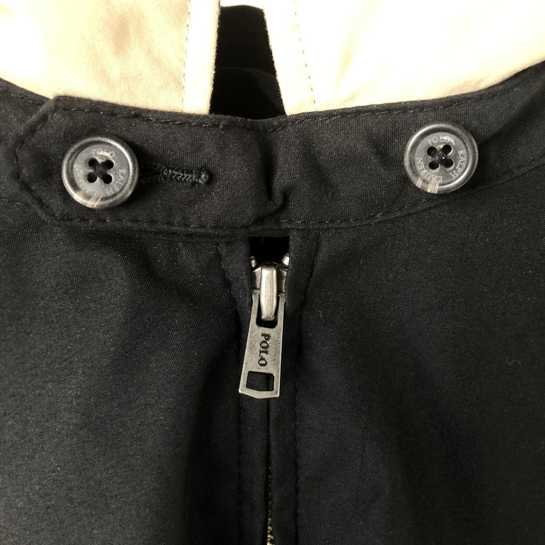 Ralph Lauren POLO by Ralph Lauren Swing Top Sports Jacket Men's L size polyester black type Vintage Second Hand