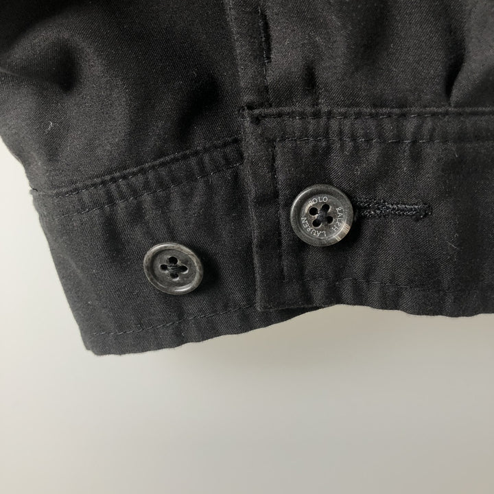 Ralph Lauren POLO by Ralph Lauren Swing Top Sports Jacket Men's L size polyester black type Vintage Second Hand