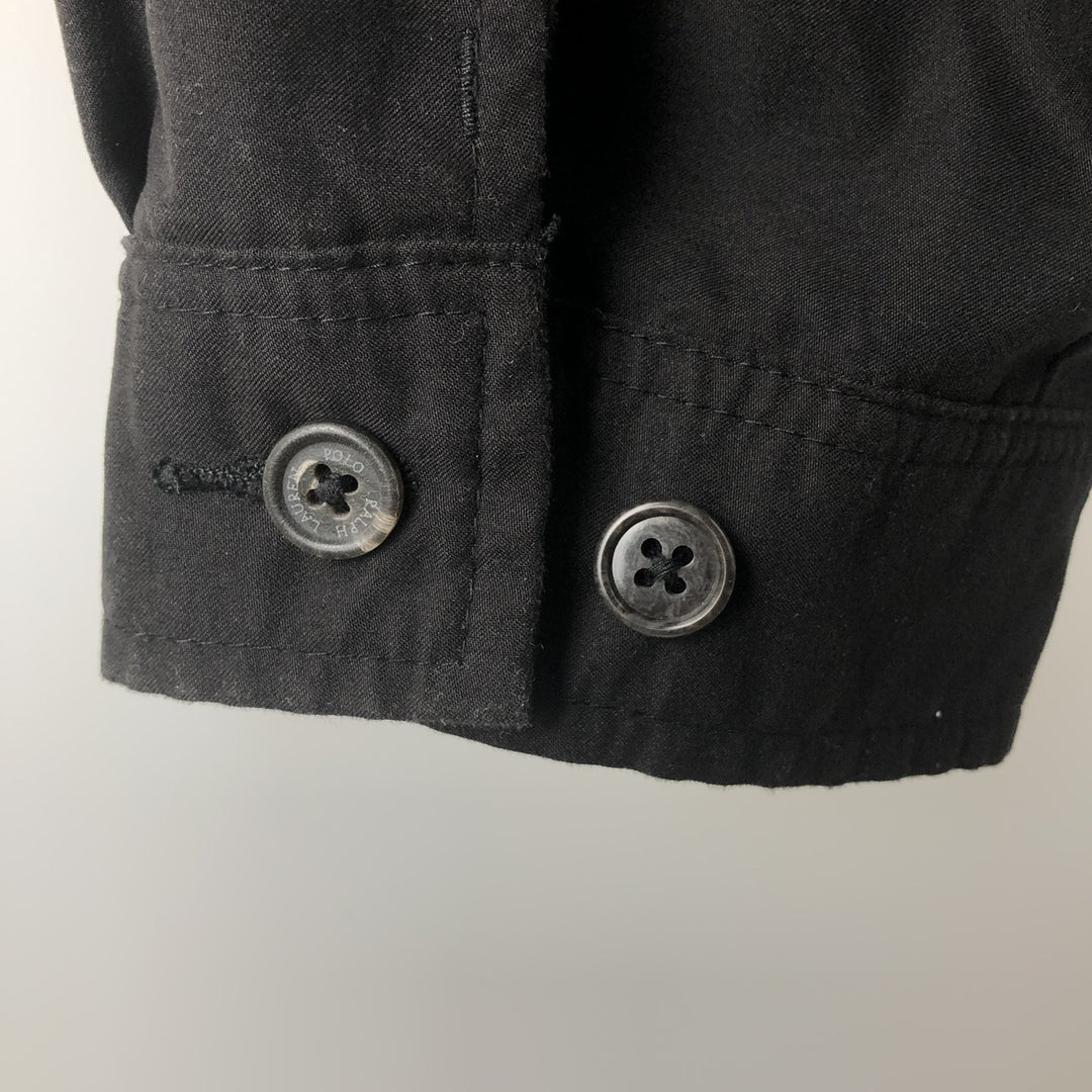 Ralph Lauren POLO by Ralph Lauren Swing Top Sports Jacket Men's L size polyester black type Vintage Second Hand