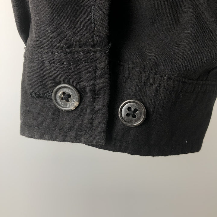 Ralph Lauren POLO by Ralph Lauren Swing Top Sports Jacket Men's L size polyester black type Vintage Second Hand