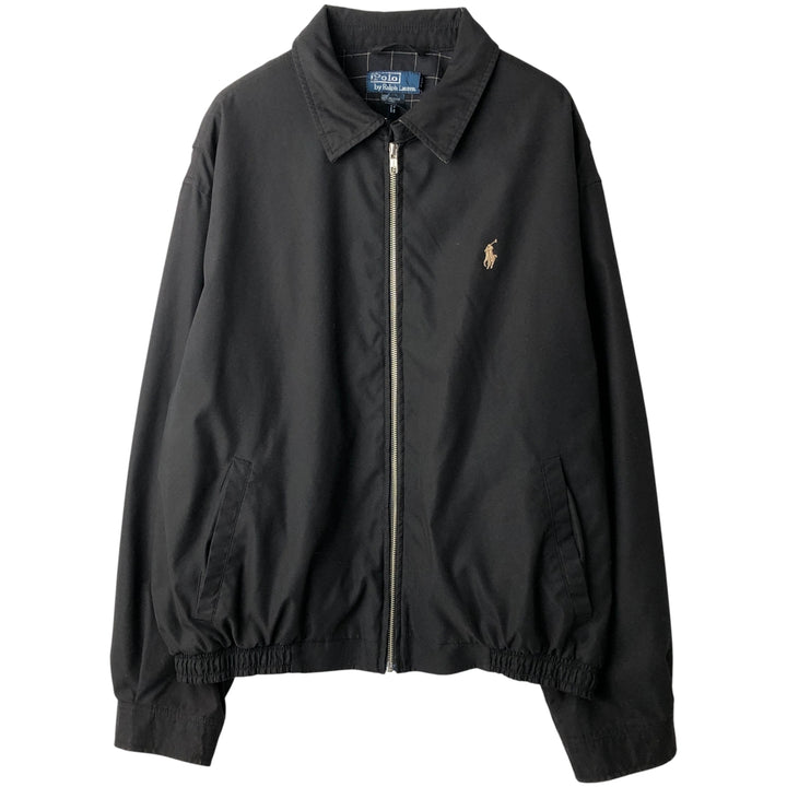 Ralph Lauren POLO by Ralph Lauren Swing Top Sports Jacket Men's L size polyester black type Vintage Second Hand
