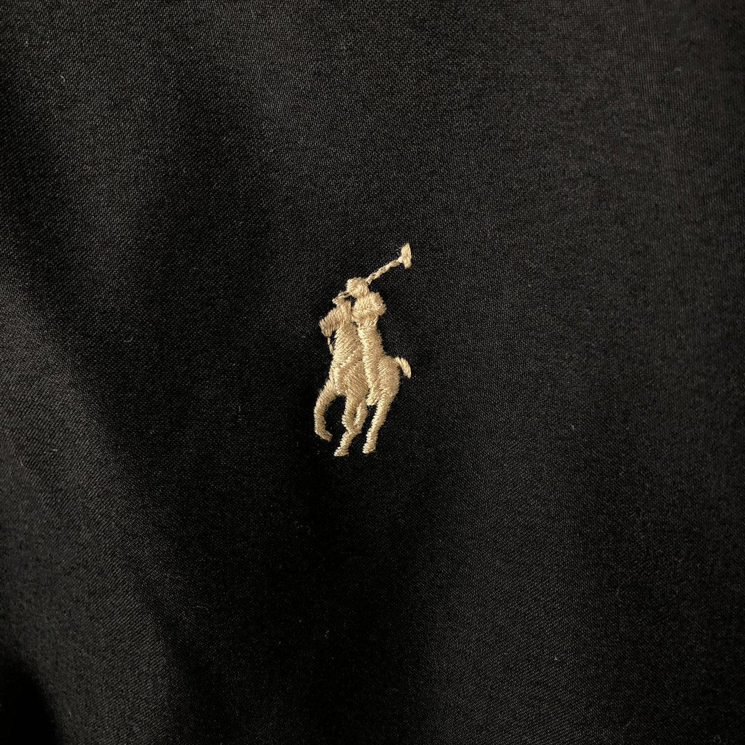 Ralph Lauren POLO by Ralph Lauren Swing Top Sports Jacket Men's L size polyester black type Vintage Second Hand