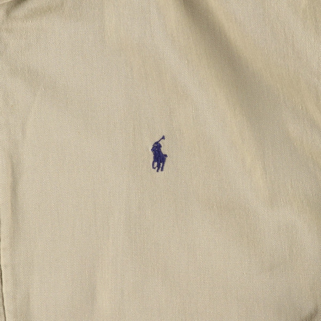 90'S Ralph Lauren POLO by Ralph Lauren Swing Top Sports Jacket Made in USA Men's XL cotton Beige type Vintage Second Hand