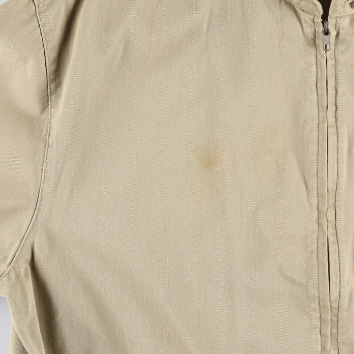 90'S Ralph Lauren POLO by Ralph Lauren Swing Top Sports Jacket Made in USA Men's XL cotton Beige type Vintage Second Hand
