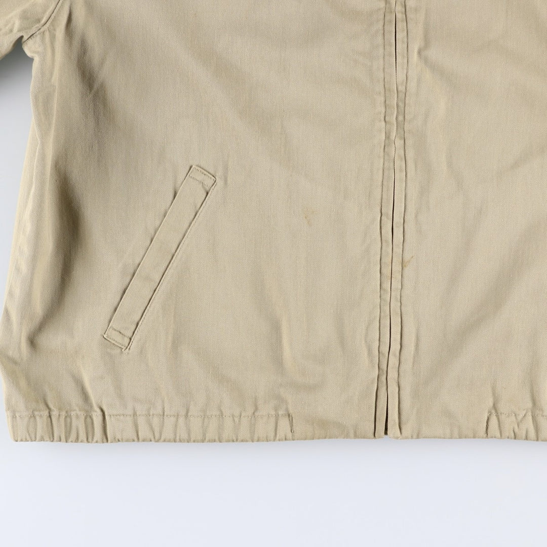 90'S Ralph Lauren POLO by Ralph Lauren Swing Top Sports Jacket Made in USA Men's XL cotton Beige type Vintage Second Hand