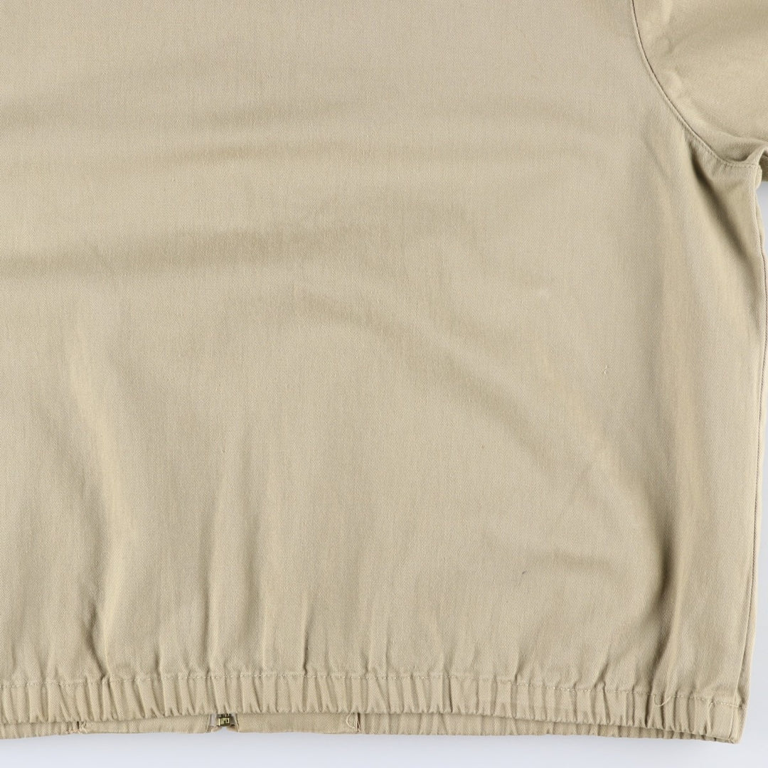 90'S Ralph Lauren POLO by Ralph Lauren Swing Top Sports Jacket Made in USA Men's XL cotton Beige type Vintage Second Hand